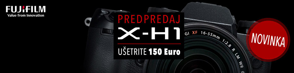 Spame predpredaj X-H1 - uetrite a 150